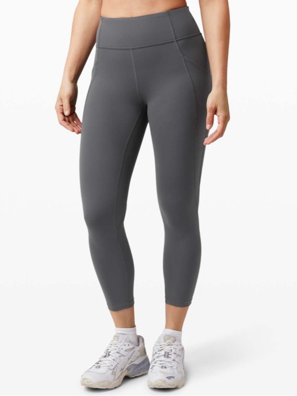 Lululemon Time To Sweat Crop 23"
Graphite Grey